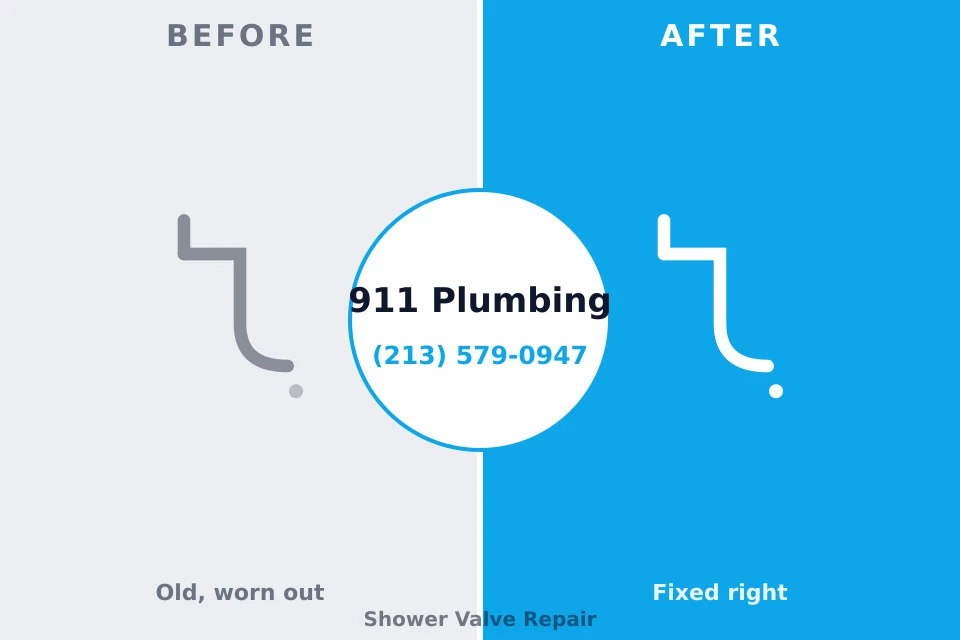 Before and after: plumbing repair Molalla, OR